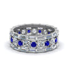 Load image into Gallery viewer, diamond-eternity-stacking-band-with-baguette-and-sapphire-in-white-gold-FD9119GSABLANGLE3-NL-WG.jpg