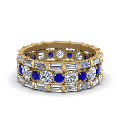 Eternity Stacking Band With Baguette
