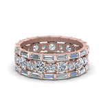 Load image into Gallery viewer, diamond-eternity-stacking-band-with-baguette-in-rose-gold-FD9119ANGLE3-NL-RG.jpg
