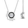 Load image into Gallery viewer, diamond-halo-classic-pendant-black-diamond-in-FD-PD10984GBLACK-0.50CT-NL-WG