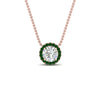 Load image into Gallery viewer, diamond-halo-classic-pendant-emerald-pendant-in-FD-PD10984GEMGR-0.50CT-NL-RG