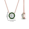 Load image into Gallery viewer, diamond-halo-classic-pendant-emerald-pendant-in-FD-PD10984GEMGR-0.50CT-NL-RG