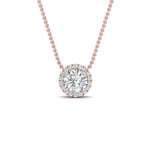 Load image into Gallery viewer, half-carat-halo-diamond-pendant-in-FD-PD10984-0.50CT-NL-RG
