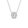 Load image into Gallery viewer, Classic+Round+Halo+Diamond+Pendant+In+Sterling+Silver-FDPD10984-0.50+CT-6