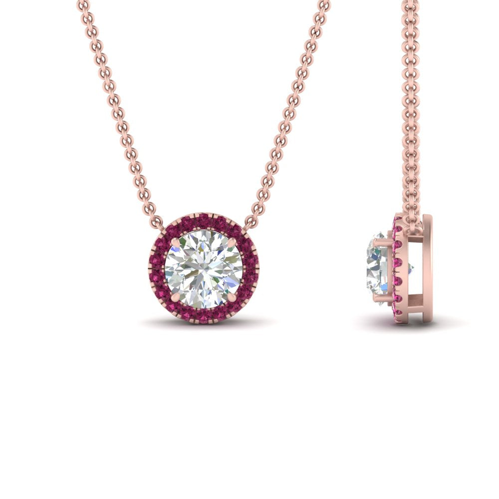 diamond-halo-classic-pendant-pink-sapphire-pendant-in-FD-PD10984GSADRPI-0.50CT-NL-RG