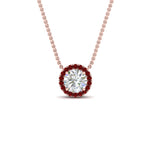 Load image into Gallery viewer, diamond-halo-classic-pendant-ruby-pendant-in-FD-PD10984GRUDR-0.50CT-NL-RG
