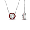 Load image into Gallery viewer, diamond-halo-classic-pendant-ruby-pendant-in-FD-PD10984GRUDR-0.50CT-NL-WG