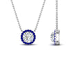 Load image into Gallery viewer, diamond-halo-classic-pendant-sapphire-pendant-in-FD-PD10984GSABL-0.50CT-NL-WG