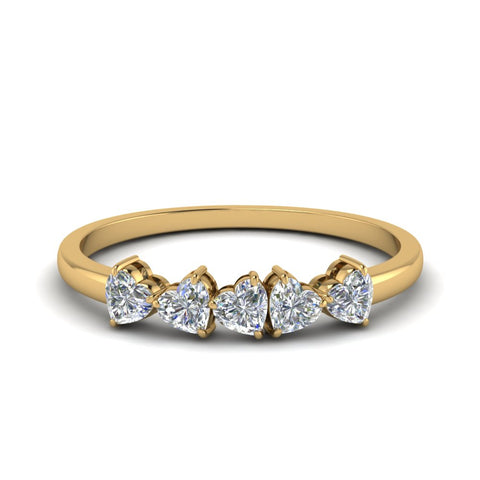 1.50-ct-diamond-heart-5-stone-anniversary-ring-in-yellow-gold-FD8899