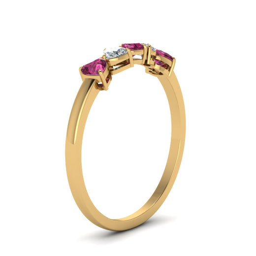 diamond-heart-5-stone-pink-sapphire-anniversary-ring-in-yellow-gold-FD8899GSADRPI-NL-YG