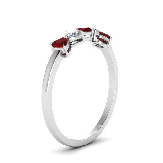 diamond-heart-5-stone-ruby-anniversary-ring-in-white-gold-FD8899GRUDR-NL-WG