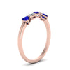 Load image into Gallery viewer, diamond-heart-5-stone-sapphire-anniversary-ring-in-rose-gold-FD8899GSABL-NL-RG
