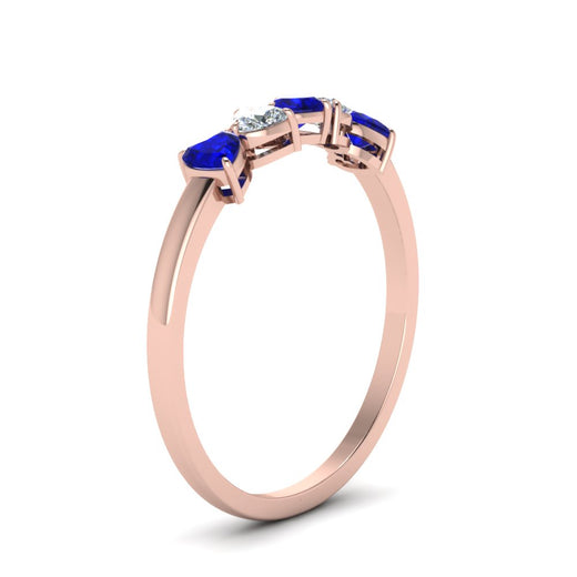diamond-heart-5-stone-sapphire-anniversary-ring-in-rose-gold-FD8899GSABL-NL-RG