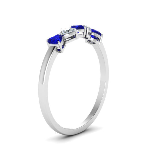 diamond-heart-5-stone-sapphire-anniversary-ring-in-white-gold-FD8899GSABL-NL-WG
