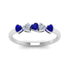 Load image into Gallery viewer, diamond-heart-5-stone-sapphire-anniversary-ring-in-white-gold-FD8899GSABL-NL-WG