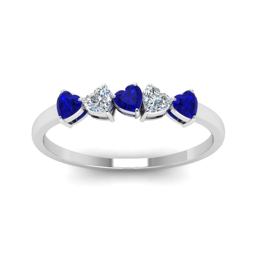 diamond-heart-5-stone-sapphire-anniversary-ring-in-white-gold-FD8899GSABL-NL-WG
