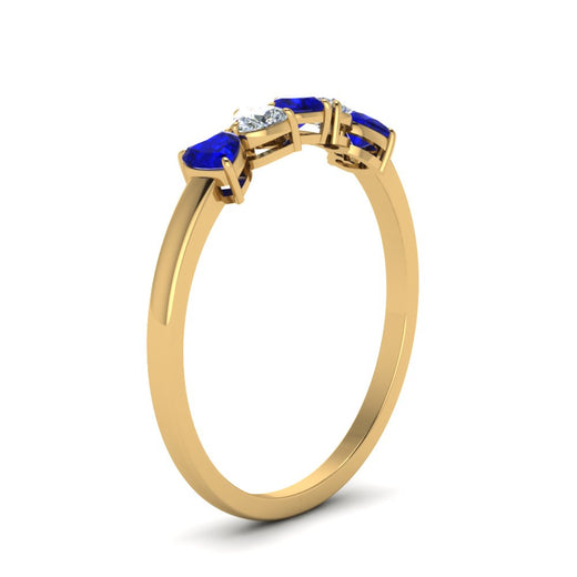 diamond-heart-5-stone-sapphire-anniversary-ring-in-yellow-gold-FD8899GSABL-NL-YG