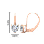 Load image into Gallery viewer, diamond-heart-solitaire-4-ctw.-Leverback-Earrings-in-rose-gold-FDEAR9225HT-4.00 CT-NL-RG

