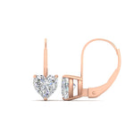 Load image into Gallery viewer, diamond-heart-solitaire-4-ctw.-Leverback-Earrings-in-rose-gold-FDEAR9225HT-4.00 CT-NL-RG
