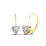 Load image into Gallery viewer, diamond-heart-solitaire-4-ctw.-Leverback-Earrings-in-yellow-gold-FDEAR9225HT-4.00 CT-NL-YG
