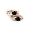 Load image into Gallery viewer, diamond-huggies-with-large-pear-black-diamond-center-in-rose-gold-fdear11703gblackangle4-nl-rg.jpg