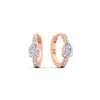 Load image into Gallery viewer, diamond-huggies-with-large-pear-diamond-center-in-rose-gold-fdear11703angle1-nl-rg.jpg