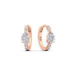 Load image into Gallery viewer, diamond-huggies-with-large-pear-diamond-center-in-rose-gold-fdear11703angle1-nl-rg.jpg