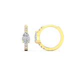 Load image into Gallery viewer, diamond-huggies-with-large-pear-diamond-center-in-yellow-gold-fdear11703angle2-nl-yg.jpg