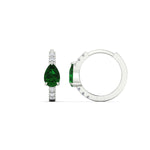Load image into Gallery viewer, diamond-huggies-with-large-pear-emerald-center-in-white-gold-fdear11703gemgrangle2-nl-wg.jpg