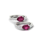 Load image into Gallery viewer, diamond-huggies-with-large-pear-pink-sapphire-center-in-white-gold-fdear11703gsadrpiangle4-nl-wg.jpg