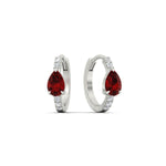 Load image into Gallery viewer, diamond-huggies-with-large-pear-ruby-center-in-white-gold-fdear11703grudrangle1-nl-wg.jpg