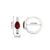 Load image into Gallery viewer, diamond-huggies-with-large-pear-ruby-center-in-white-gold-fdear11703grudrangle2-nl-wg-hw.jpg