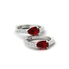 Load image into Gallery viewer, diamond-huggies-with-large-pear-ruby-center-in-white-gold-fdear11703grudrangle4-nl-wg.jpg