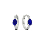 Load image into Gallery viewer, diamond-huggies-with-large-pear-sapphire-center-in-white-gold-fdear11703gsablangle1-nl-wg.jpg