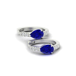 Load image into Gallery viewer, diamond-huggies-with-large-pear-sapphire-center-in-white-gold-fdear11703gsablangle4-nl-wg.jpg