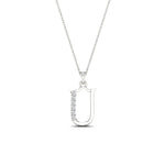 Load image into Gallery viewer, diamond-initial-u-pendant-necklace-in-FDPD11292U-NL-WG
