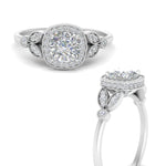 Load image into Gallery viewer, diamond-leaf-square-antique-diamond-ring-in-FD10044RANGLE3-NL-WG-GS
