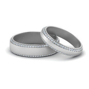 Eternity Matching Commitment Bands For Him And Her