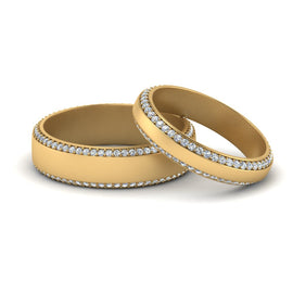 Eternity Matching Commitment Bands For Him And Her