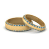 Load image into Gallery viewer, diamond-matching-bands-for-him-and-her-with-blue-topaz-in-yellow-gold-FD-DB1040GICBLTO-NL-YG.jpg
