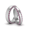 Load image into Gallery viewer, diamond-matching-bands-for-him-and-her-with-pink-sapphire-in-white-gold-FD-DB1040GSADRPI-NL-WG.jpg