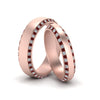 Load image into Gallery viewer, diamond-matching-bands-for-him-and-her-with-ruby-in-rose-gold-FD-DB1040GRUDR-NL-RG.jpg