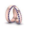 Load image into Gallery viewer, diamond-matching-bands-for-him-and-her-with-sapphire-in-rose-gold-FD-DB1040GSABL-NL-RG.jpg
