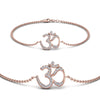 Load image into Gallery viewer, diamond-om-bracelet-in-rose-gold-FDBRC9176-NL-RG