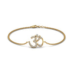 Load image into Gallery viewer, diamond-om-bracelet-in-FDBRC9176-NL-YG
