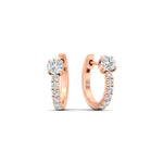 Load image into Gallery viewer, diamond-pavé-huggie-hoops-in-rose-gold-fdear11705angle1-nl-rg