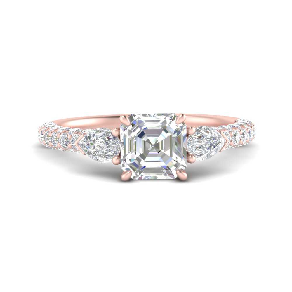 diamond-pear-accented-3-row-asscher-cut-engagement-ring-in-rose-gold-FD9982ASRANGLE3-NL-RG