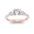 Thumbnail 3 - diamond-pear-accented-3-row-asscher-cut-engagement-ring-in-rose-gold-FD9982ASRANGLE3-NL-RG