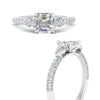 Load image into Gallery viewer, diamond-pear-accented-3-row-asscher-cut-engagement-ring-in-white-gold-FD9982ASRANGLE3-NL-WG