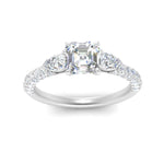 Load image into Gallery viewer, diamond-pear-accented-3-row-asscher-cut-engagement-ring-in-white-gold-FD9982ASRANGLE3-NL-WG
